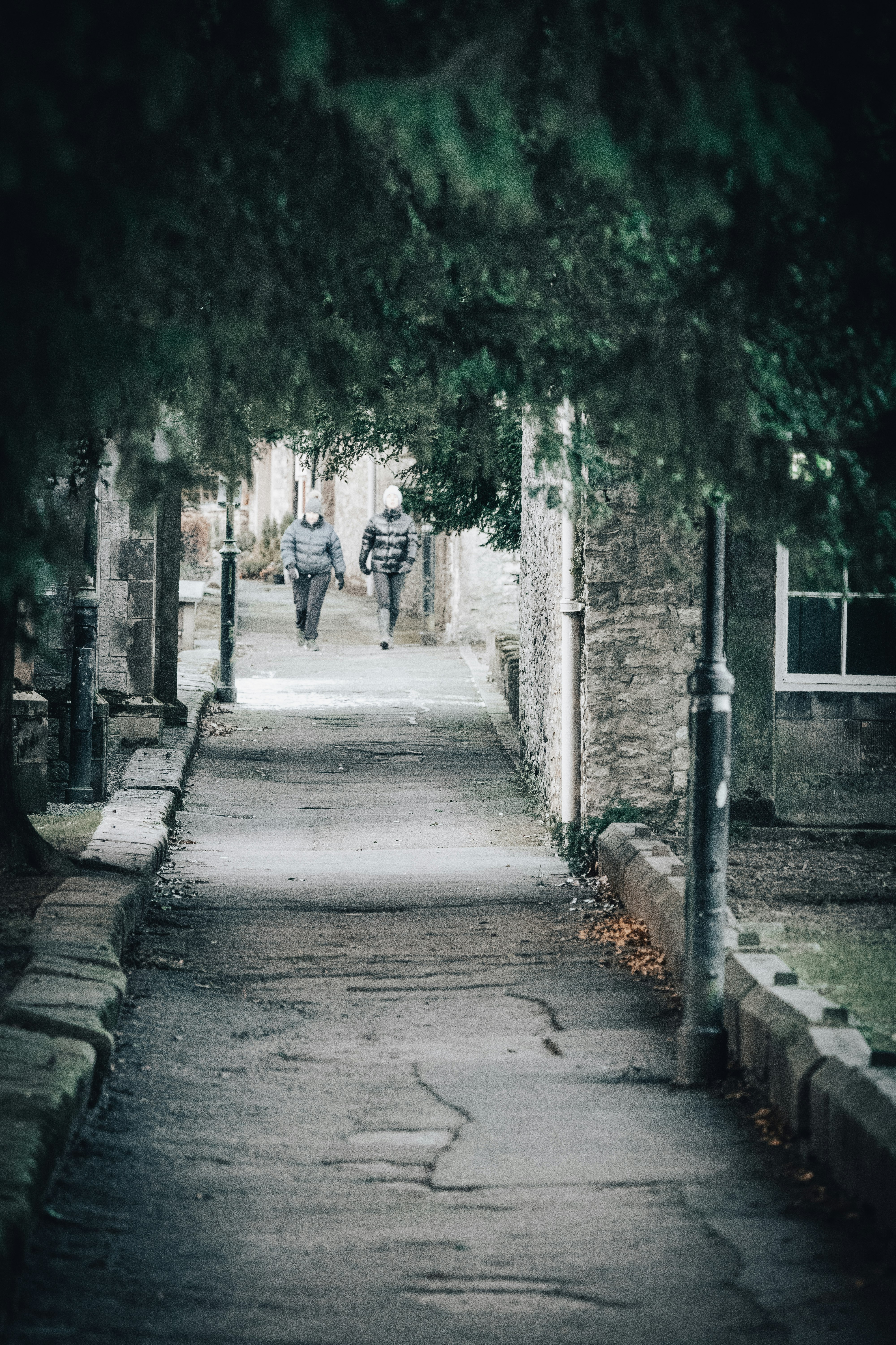 woman in white dress walking on pathway